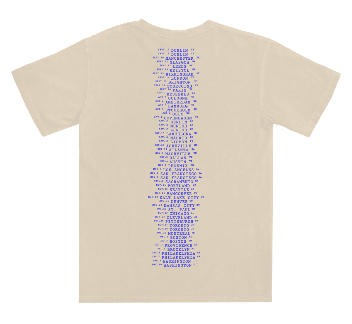 2025 Tour Tee